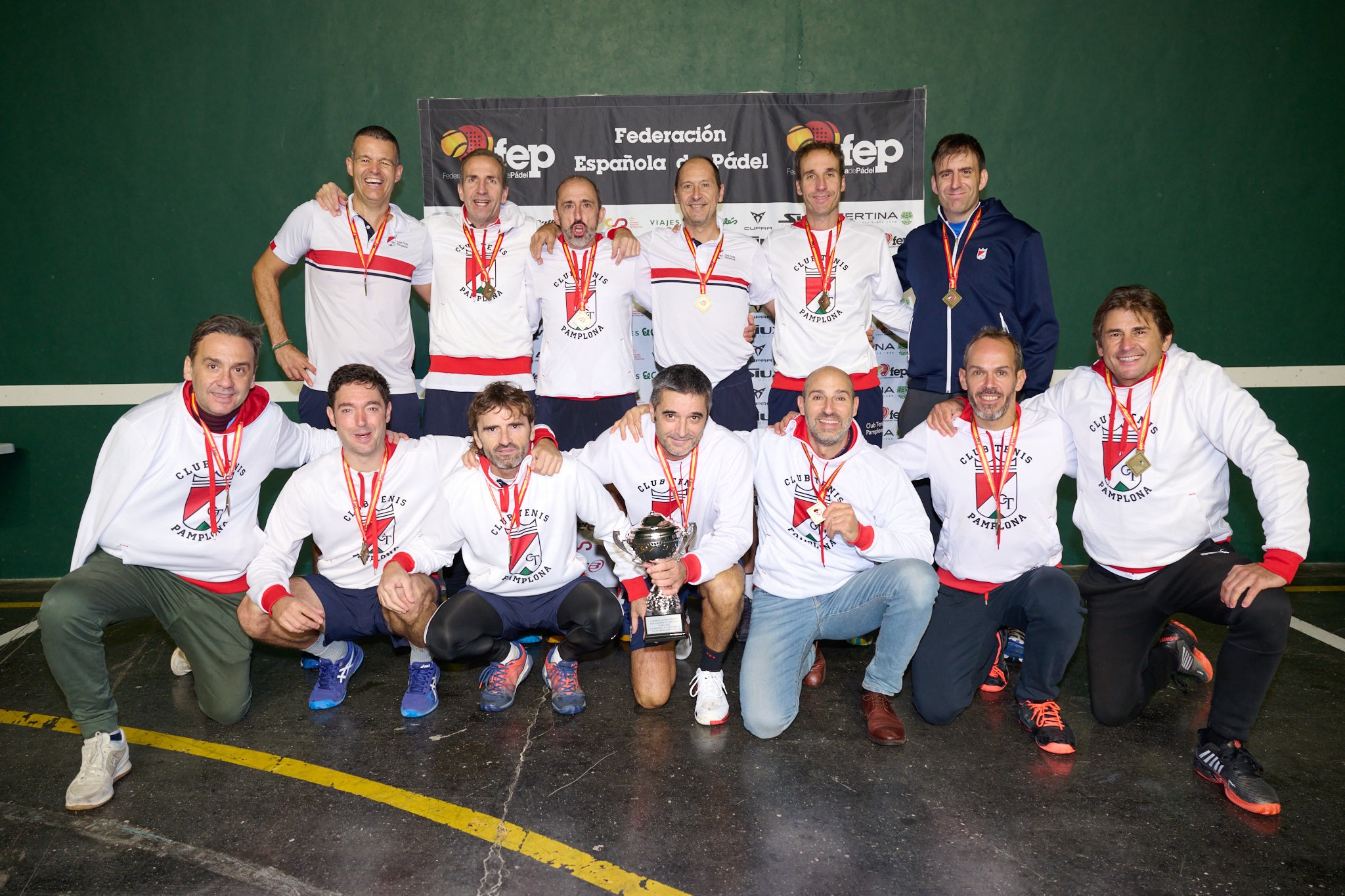 El Club Tenis Pamplona, Campe&oacute;n de Espa&ntilde;a de Tercera Categor&iacute;a de Veteranos